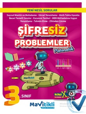 MAVİTİKLİ YAY 3.Sınıf Şifresiz Problem Kitabı
